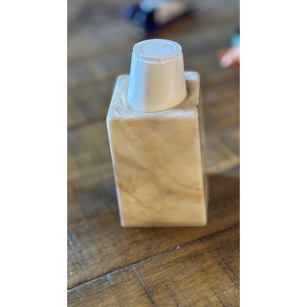 Vintage Dixie Cup Bathroom Countertop Pop Up Dispenser Faux Marble 3 oz Cup 80s - Picture 3 of 4